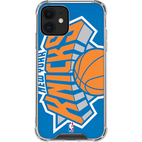 NBA New York Knicks Large Logo iPhone 12 Mini Clear Case