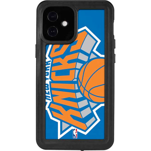 NBA New York Knicks Large Logo iPhone 12 Mini Waterproof Case