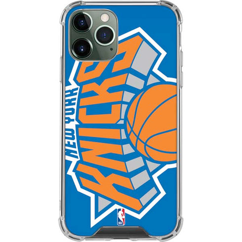 NBA New York Knicks Large Logo iPhone 12 Pro Clear Case