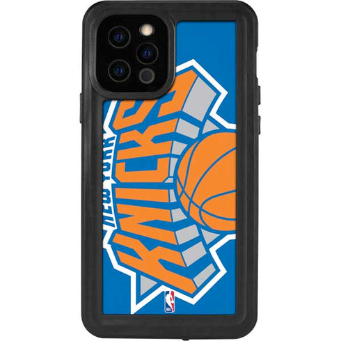 NBA New York Knicks Large Logo iPhone 12 Pro Waterproof Case