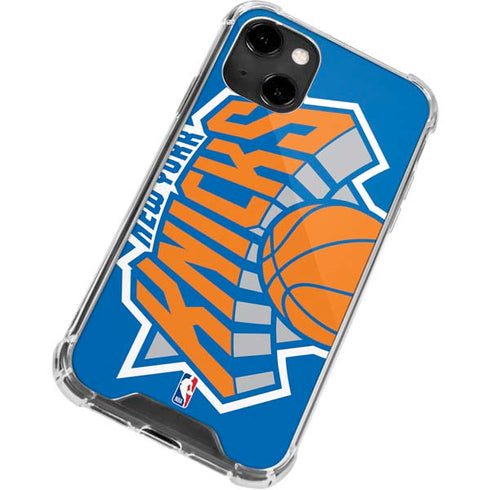 NBA New York Knicks Large Logo iPhone 14 Clear Case