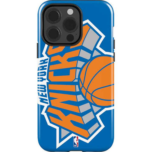NBA New York Knicks Large Logo iPhone 15 Pro Impact Case