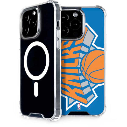 NBA New York Knicks Large Logo iPhone 15 Pro MagSafe Case