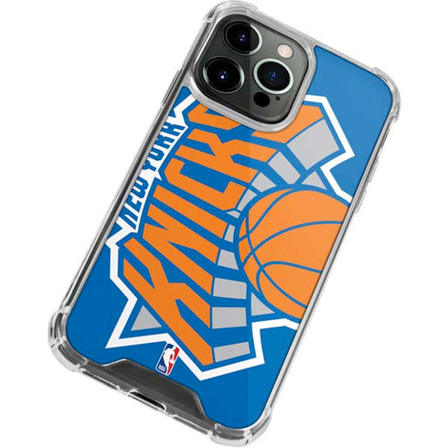 NBA New York Knicks Large Logo iPhone 15 Pro Max Clear Case