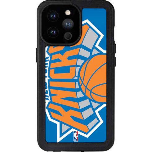 NBA New York Knicks Large Logo iPhone 14 Pro Max Waterproof Case