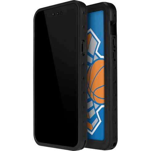 NBA New York Knicks Large Logo iPhone 14 Pro Max Waterproof Case