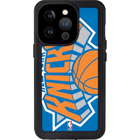 NBA New York Knicks Large Logo iPhone 14 Pro Waterproof Case