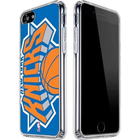 NBA New York Knicks Large Logo iPhone SE (2nd & 3rd Gen) Clear Case