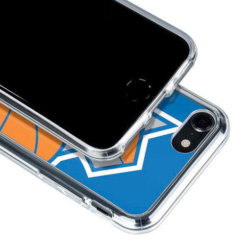 NBA New York Knicks Large Logo iPhone SE (2nd & 3rd Gen) Clear Case