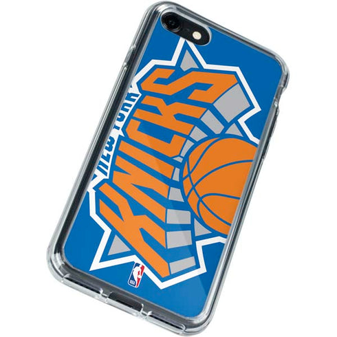 NBA New York Knicks Large Logo iPhone SE (2nd & 3rd Gen) Clear Case