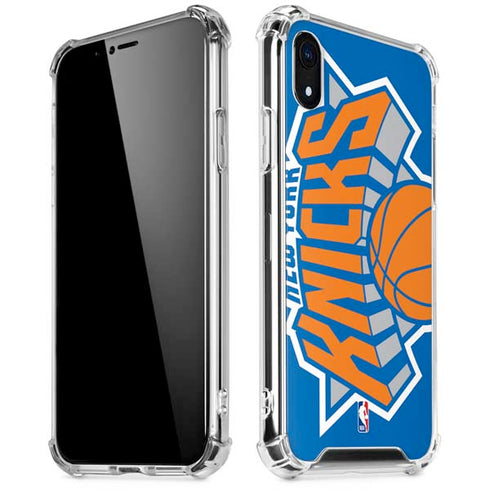 NBA New York Knicks Large Logo iPhone XR Clear Case