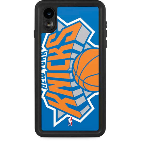 NBA New York Knicks Large Logo iPhone XR Waterproof Case