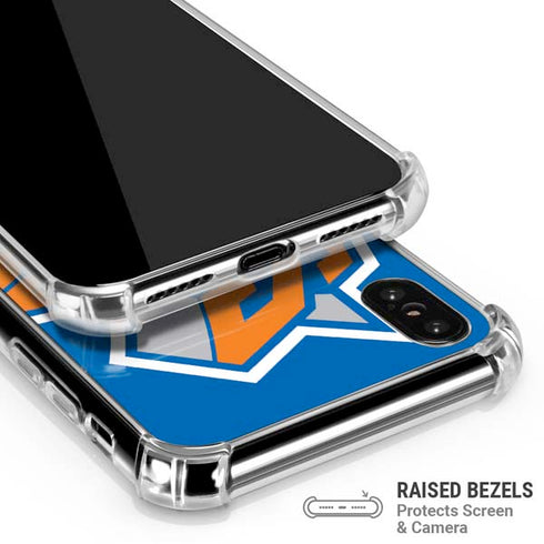 NBA New York Knicks Large Logo iPhone XS Max Clear Case