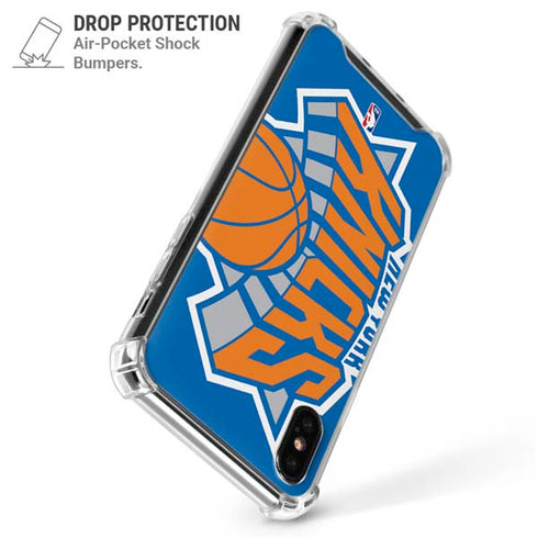 NBA New York Knicks Large Logo iPhone XS Max Clear Case