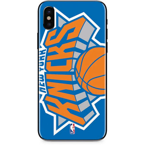 NBA New York Knicks Large Logo iPhone XS Skin