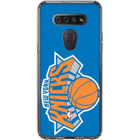NBA New York Knicks Large Logo LG K51/Q51 Clear Case
