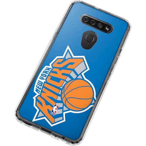 NBA New York Knicks Large Logo LG K51/Q51 Clear Case