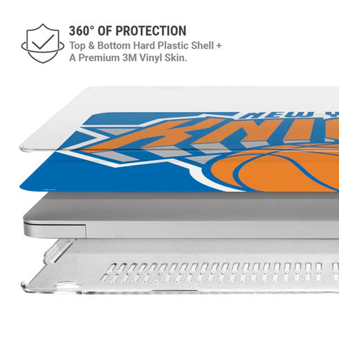 NBA New York Knicks Large Logo MacBook Air 13in M1 (2021) Case plus Skin