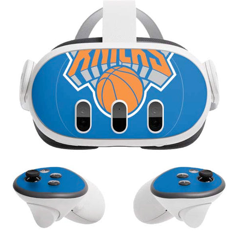 NBA New York Knicks Large Logo Meta Quest 3 Skin