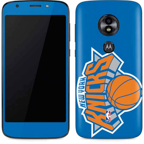 NBA New York Knicks Large Logo Moto E5 Play Skin