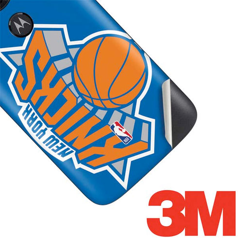NBA New York Knicks Large Logo Moto E5 Play Skin