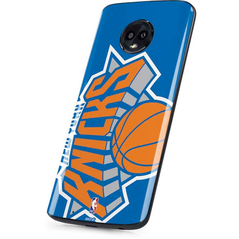NBA New York Knicks Large Logo Moto G6 Skin
