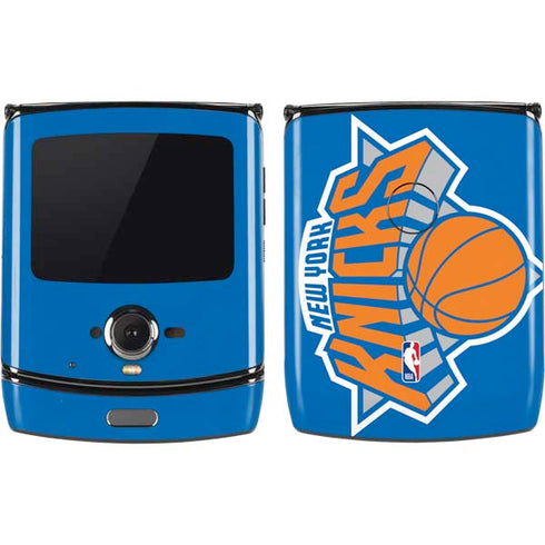 NBA New York Knicks Large Logo Motorola RAZR Skin