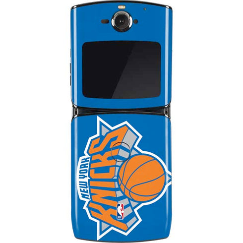 NBA New York Knicks Large Logo Motorola RAZR Skin