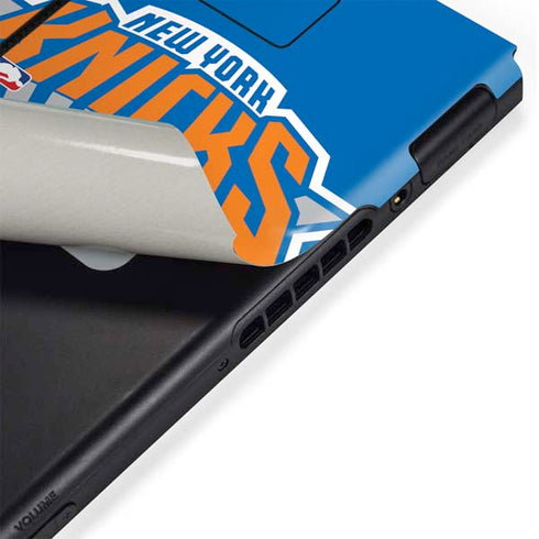 NBA New York Knicks Large Logo Nintendo Switch Bundle Skin