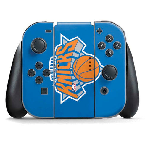 NBA New York Knicks Large Logo Nintendo Switch (2017-2021) Joy-Con Controller Skin