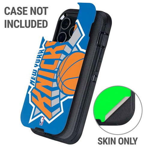 NBA New York Knicks Large Logo Otterbox Defender iPhone Skin