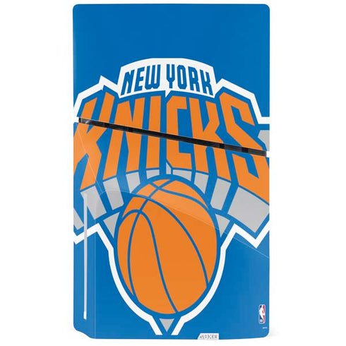 NBA New York Knicks Large Logo PS5 Slim Disk Bundle Skin