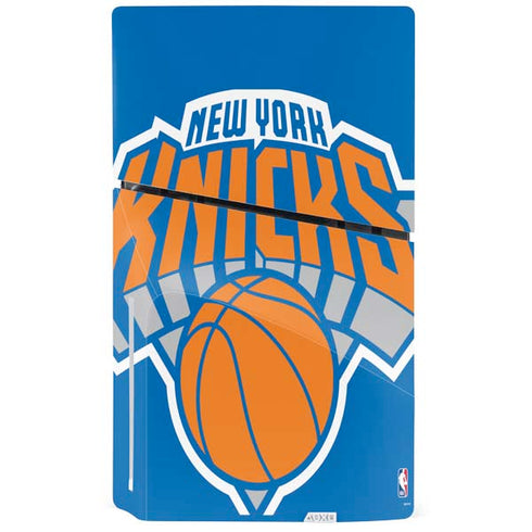 NBA New York Knicks Large Logo PS5 Slim Disk Console Skin