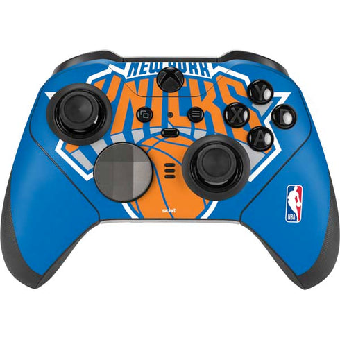 NBA New York Knicks Large Logo Xbox Elite Wireless Controller Series 2 Skin