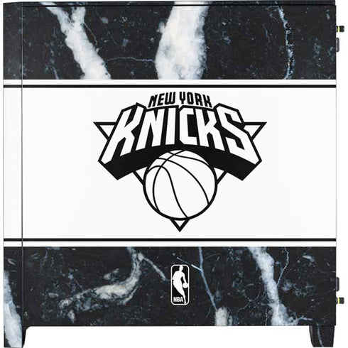 NBA New York Knicks Marble Corsair 4000D Tempered Glass Mid-Tower ATX Case Skin