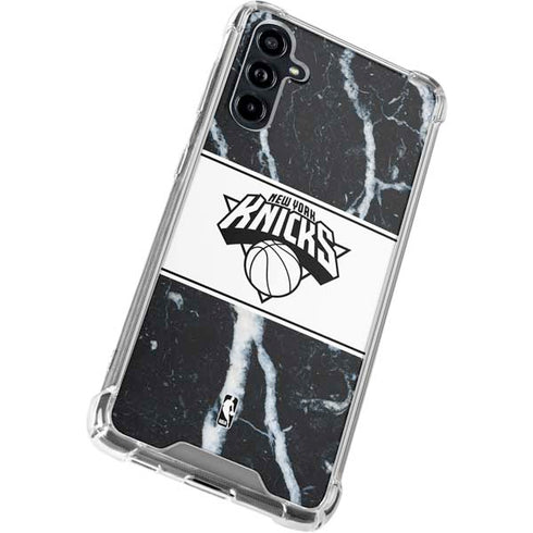 NBA New York Knicks Marble Galaxy A54 5G Clear Case