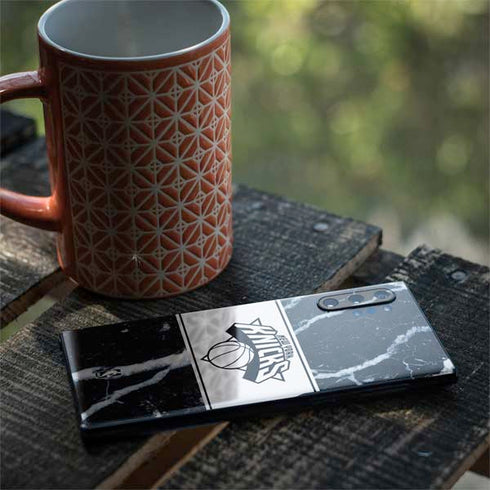 NBA New York Knicks Marble Galaxy Note 10 Plus Skin