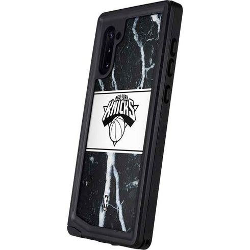 NBA New York Knicks Marble Galaxy Note 10 Waterproof Case