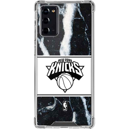 NBA New York Knicks Marble Galaxy Note20 5G Clear Case