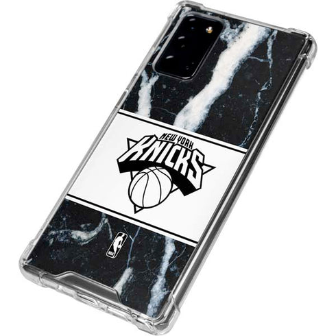 NBA New York Knicks Marble Galaxy Note20 5G Clear Case