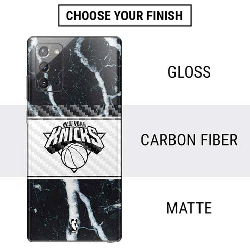 NBA New York Knicks Marble Galaxy Note20 5G Skin
