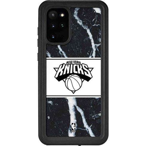 NBA New York Knicks Marble Galaxy S20 Plus Waterproof Case