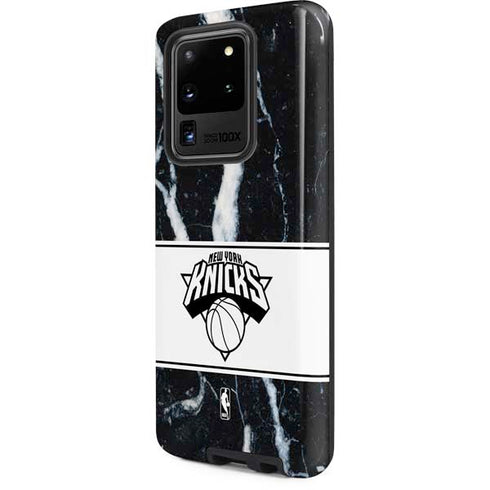 NBA New York Knicks Marble Galaxy S20 Ultra 5G Pro Case