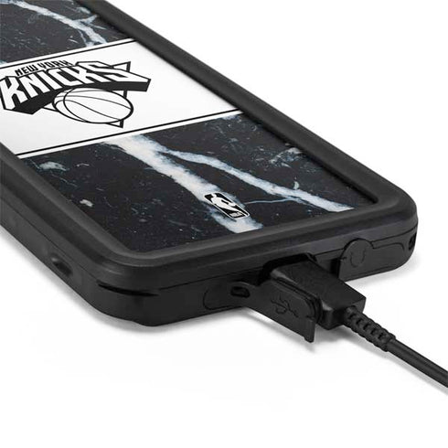 NBA New York Knicks Marble Galaxy S20 Waterproof Case