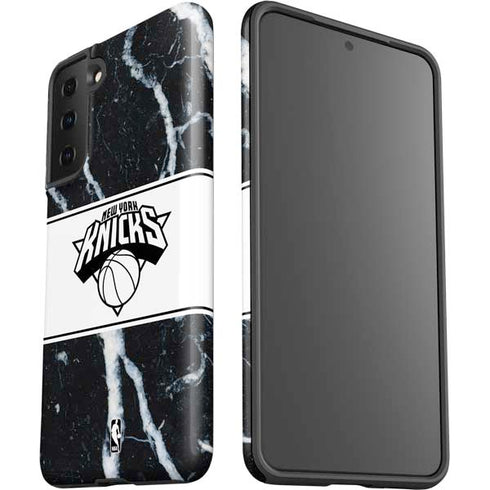 NBA New York Knicks Marble Galaxy S21 Plus 5G Pro Case