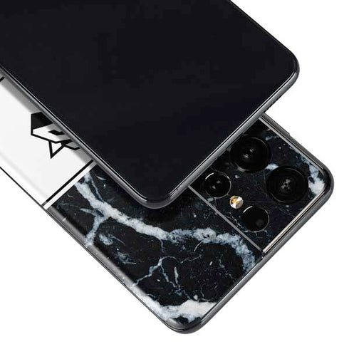 NBA New York Knicks Marble Galaxy S21 Ultra 5G Skin