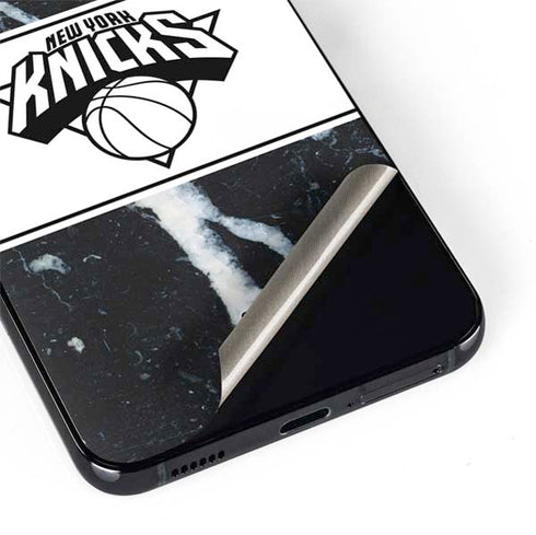 NBA New York Knicks Marble Galaxy S22 Plus Skin