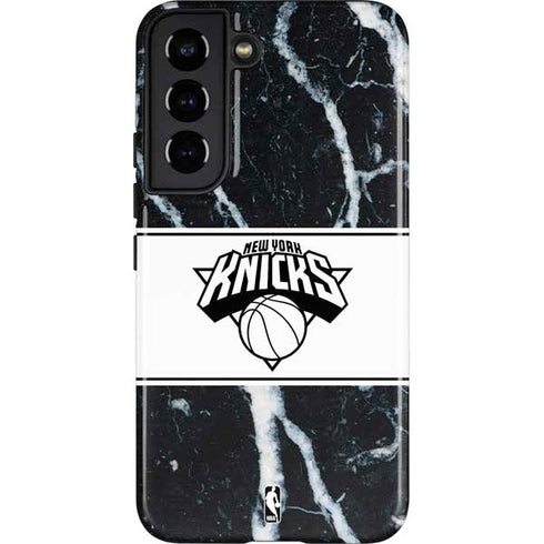 NBA New York Knicks Marble Galaxy S22 Pro Case