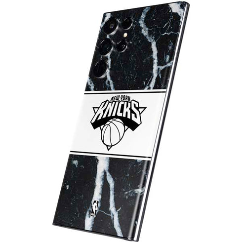 NBA New York Knicks Marble Galaxy S22 Ultra Skin
