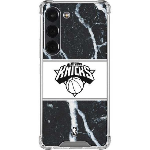 NBA New York Knicks Marble Galaxy S23 Clear Case